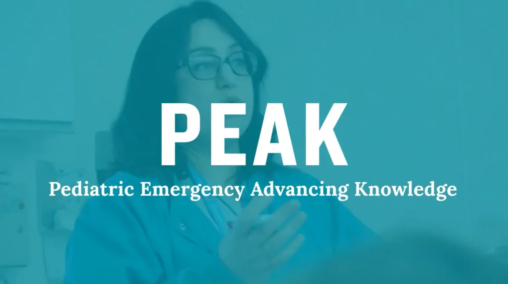 Peak Pediatric Emergency Advancing Knowledge Video Thumbnail